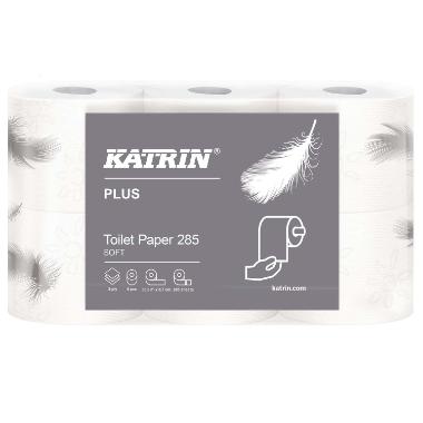 Toiletpapir Katrin Plus 3-lag 35.6 m Nyfiber